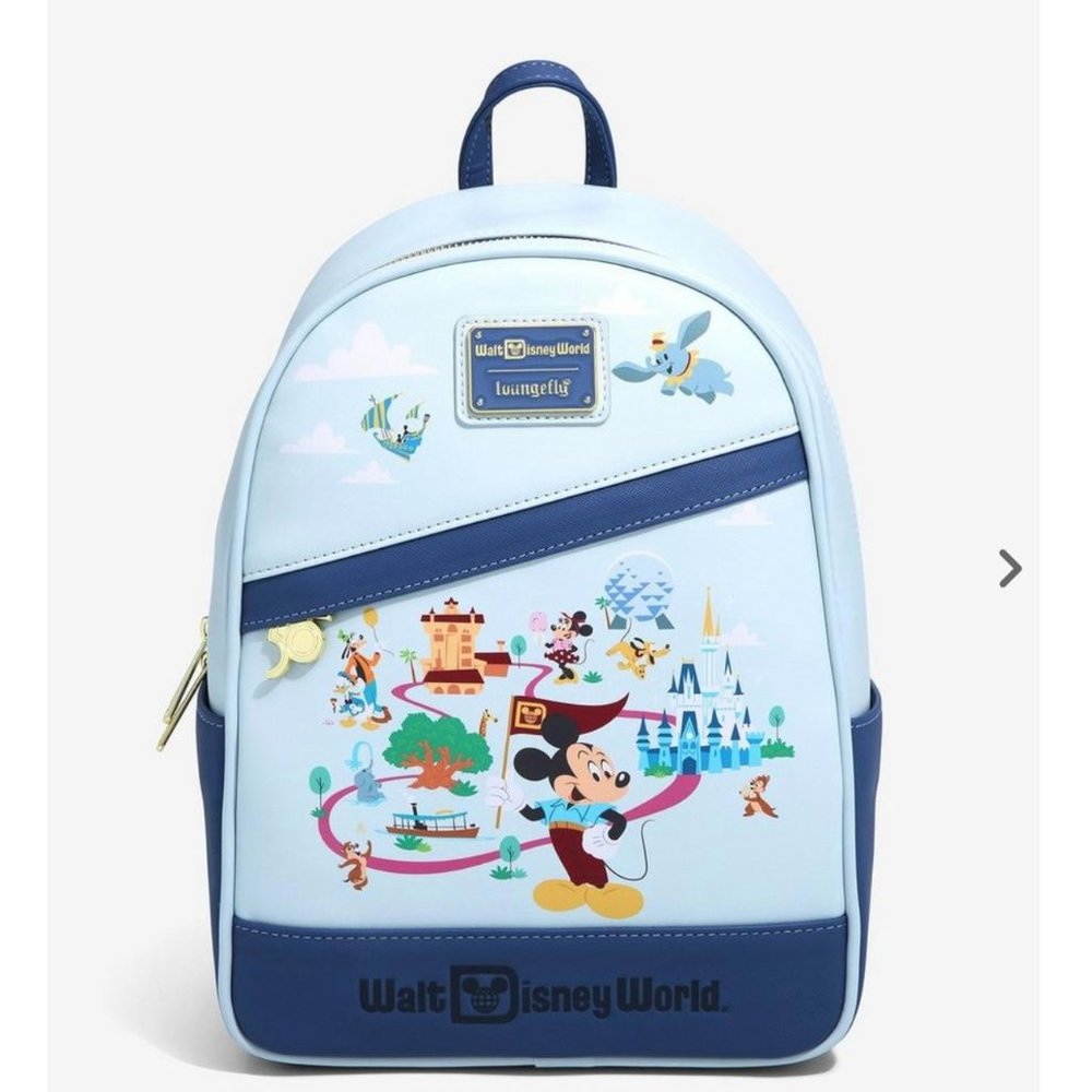 Loungefly Disney World Blue Backpack